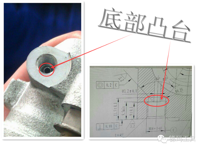 凸台避让功能螺纹刀具