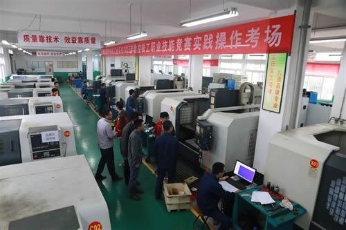 数控铣工技能竞赛实践操作考场