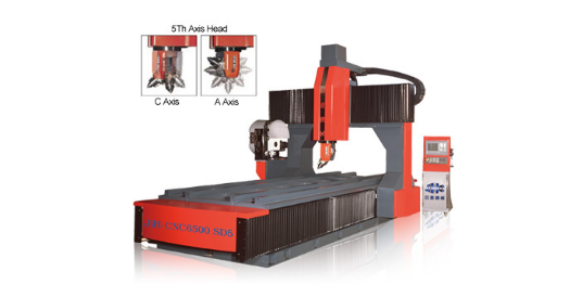 JIH - CNC 6500 SD5型 动柱式龙门五轴加工中心