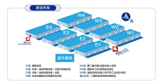 展区分布