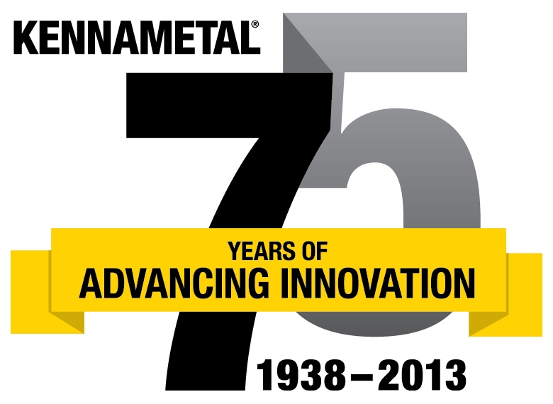 肯纳金属于2013年的宣传图:75周年