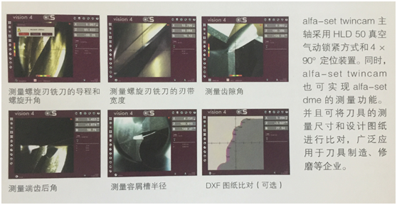 双照相机刀具预调仪应用特性